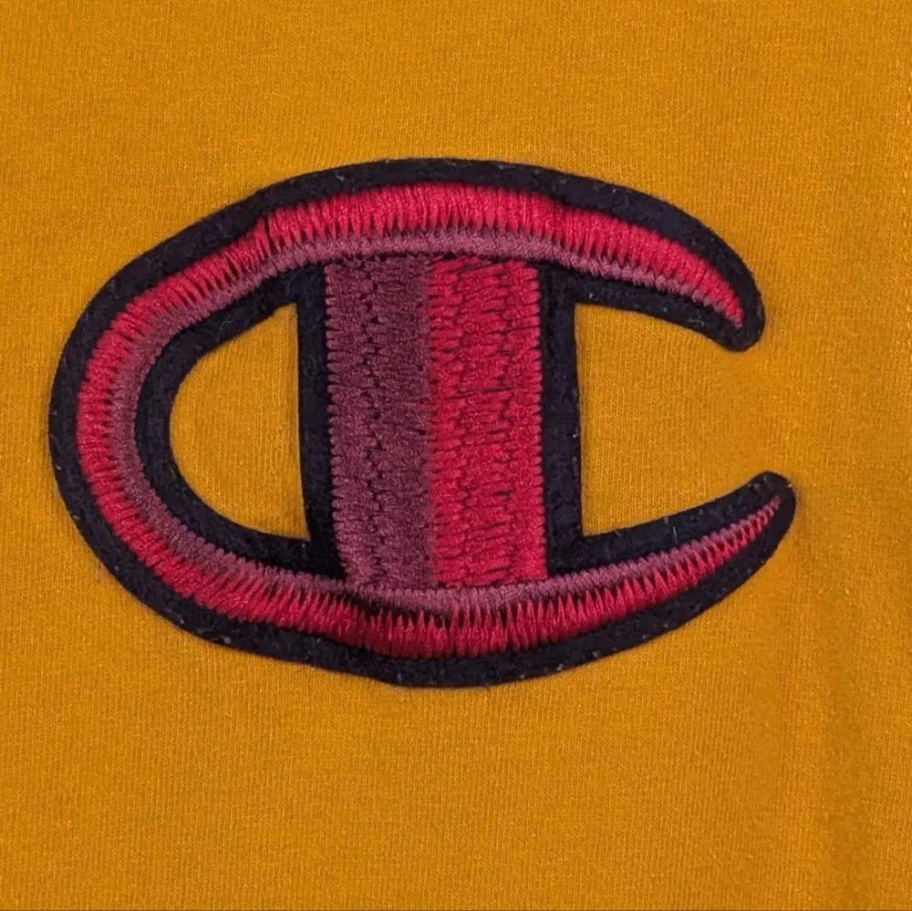Champion Size Medium Vintage Short Sleeve T-shirt In Orange - Picture 3 of 8